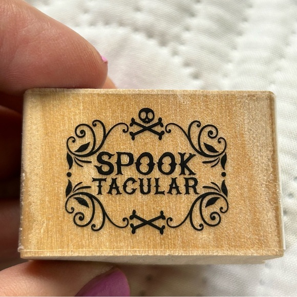 Retired Rare Stampin Up vintage Halloween stamp set Best Fiends Frankenstein - Picture 8 of 15